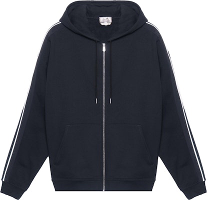 Sudadera con Capucha Negra de Rayas HERMES FW23 Manga Larga. H367770HA02 Buy Sudadera con Capucha Negra de Rayas HERMES FW23 Manga Larga. H367770HA02