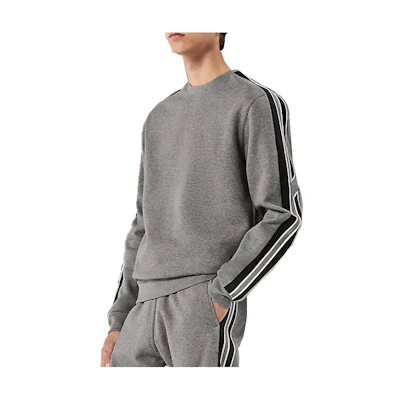 HERMES FW23 Striped Print Crewneck Pullover Sweatshirt H367760HA76
