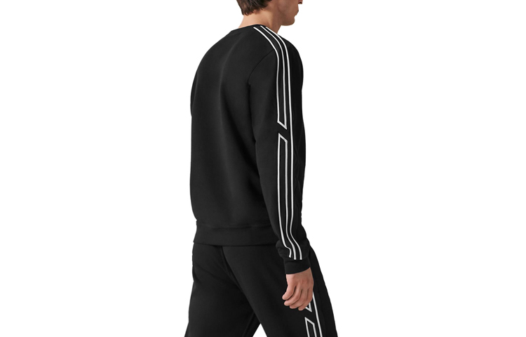 Purchase 에르메스 FW23 스트라이프 프린트 크루넥 풀오버 스웻셔츠 H367760HA76