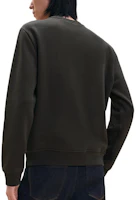 Lookbook HERMES FW24 Black Sheepskin Patch Crewneck Long Sleeve Sweatshirt Men H467810HA11