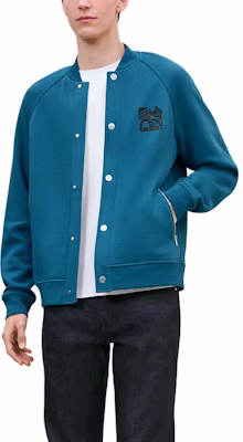 Hermes FW24 Jaket Single-Breasted Kulit Patch Pria Warna Biru H467830HA653 Buy Hermes FW24 Jaket Single-Breasted Kulit Patch Pria Warna Biru H467830HA653