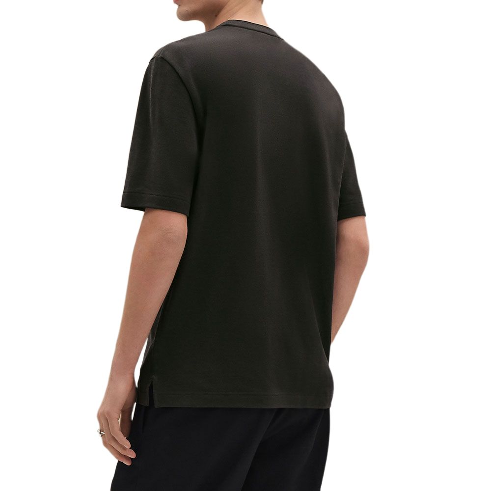 Lookbook HERMES FW25 Kemeja-T Leher Bulat Kapas Hijau Chrome. H567825HA22