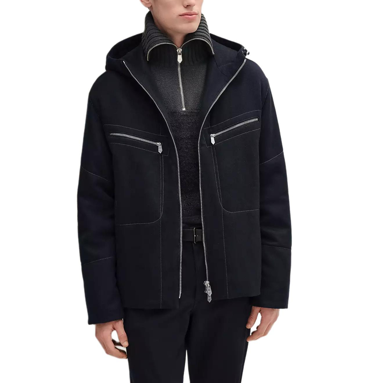 HERMES FW25  Dual-Zip Hooded Jacket H562140HB01