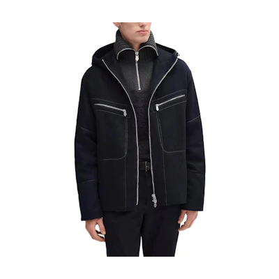 HERMES FW25 Dual-Zip Hooded Jacket H562140HB01
