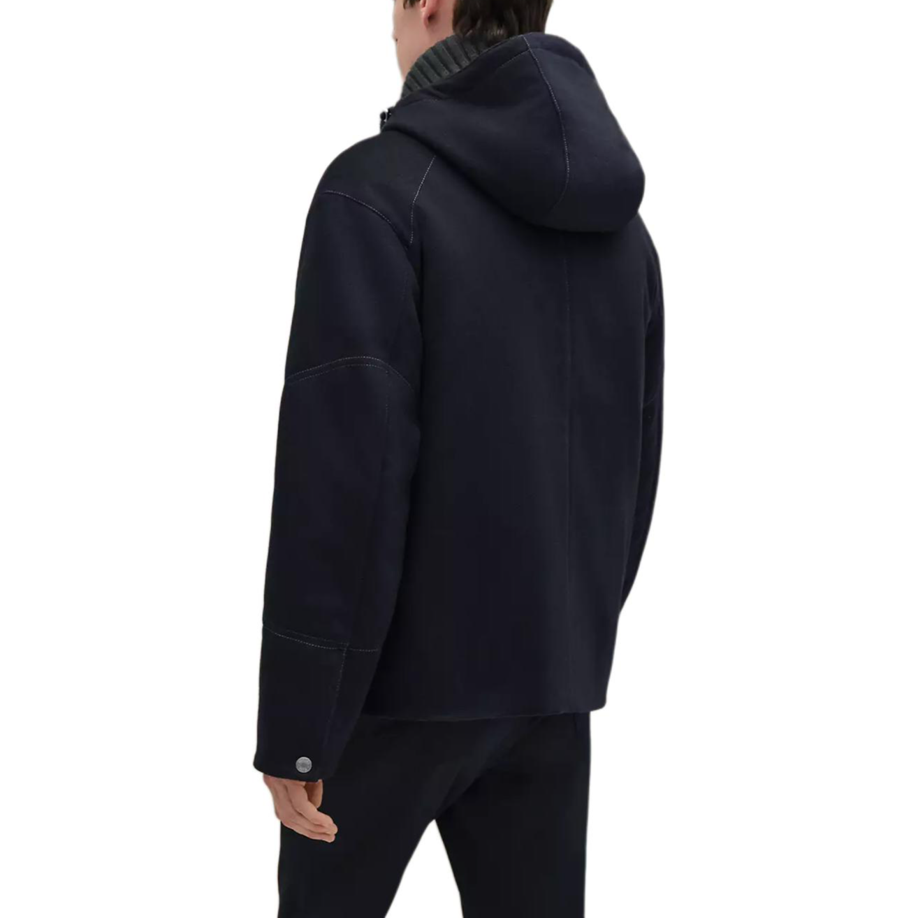 Shop 爱马仕 FW25 双拉链连帽夹克 H562140HB01