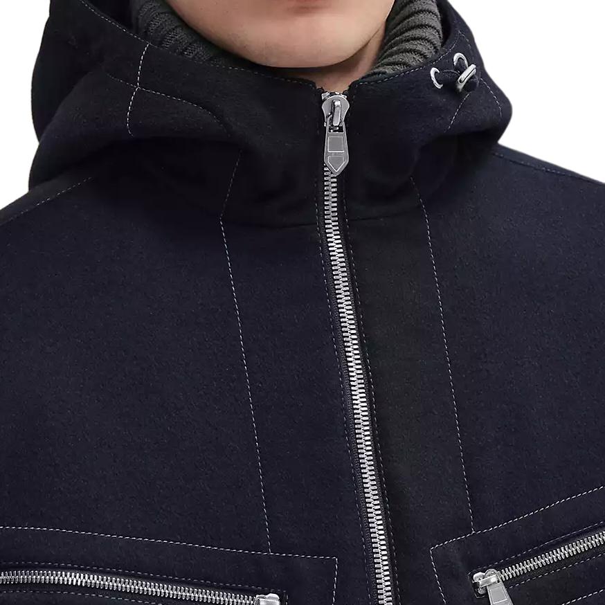 Details for 爱马仕 FW25 双拉链连帽夹克 H562140HB01