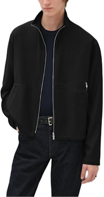 HERMES FW25 Fall Winter Double Zipper High-Neck Jacket. H566140H502 Buy HERMES FW25 Fall Winter Double Zipper High-Neck Jacket. H566140H502