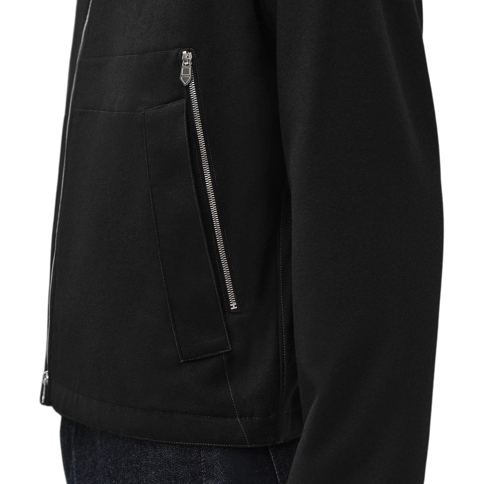 Details for HERMES FW25  Fall Winter Double Zipper High-Neck Jacket. H566140H502