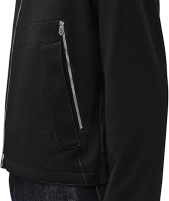 HERMES FW25 Fall Winter Double Zipper High-Neck Jacket. H566140H502 Details for HERMES FW25 Fall Winter Double Zipper High-Neck Jacket. H566140H502