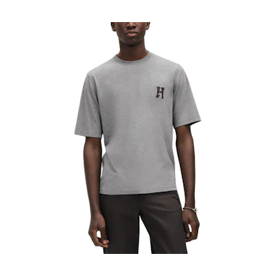 HERMES FW25 Short Sleeve Cotton Round Neck T-Shirt. H567810HA76