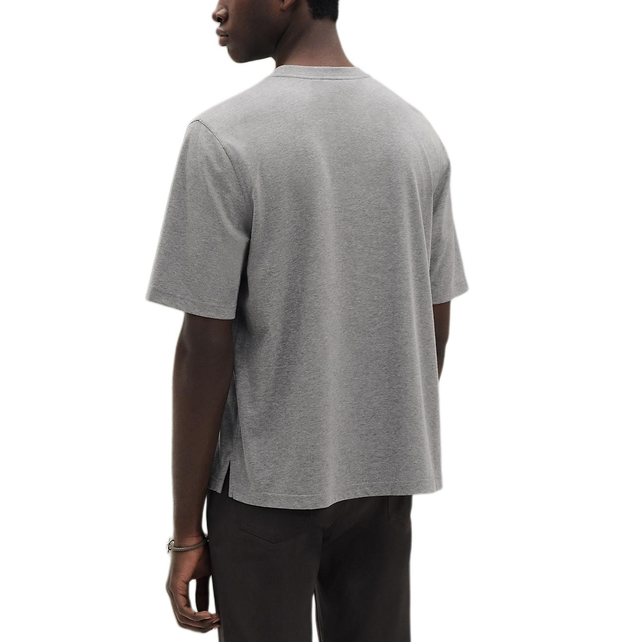 Shop HERMES FW25  Short Sleeve Cotton Round Neck T-Shirt. H567810HA76