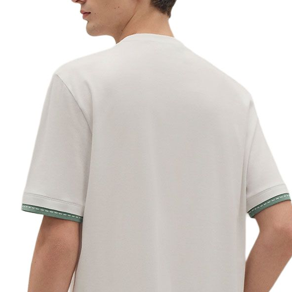 Details for HERMES FW25 白色棉質圓領短袖T恤 H567815HA90