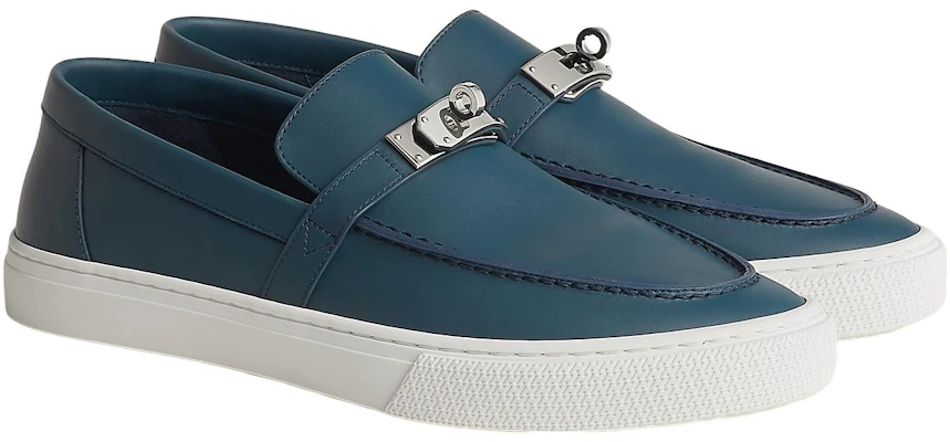 Mocassins HERMÈS Game ''Bleu'' H231727Z-HQ8 Shop Mocassins HERMÈS Game ''Bleu'' H231727Z-HQ8