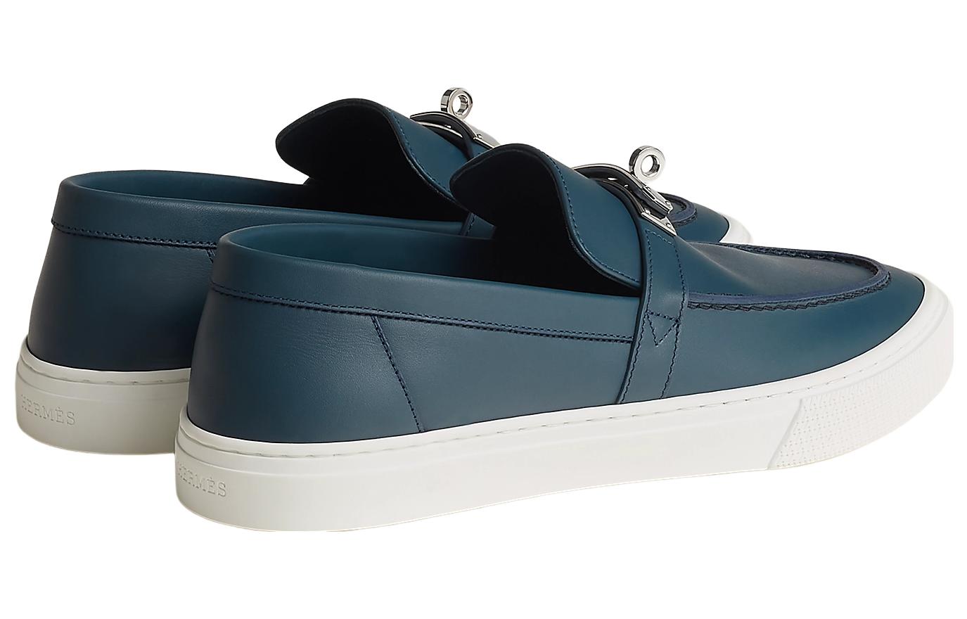 Purchase Mocassins HERMÈS Game ''Bleu'' H231727Z-HQ8