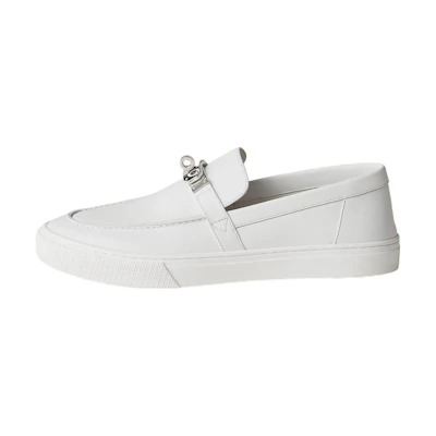 HERMES Game Loafer 'White Leather'