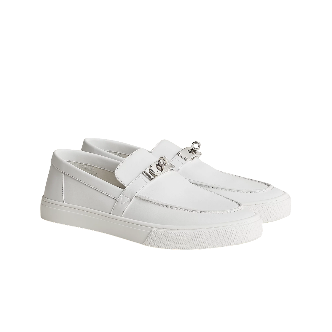 Order HERMES Sepatu Loafer 'Kulit Putih' H231727Z-H90