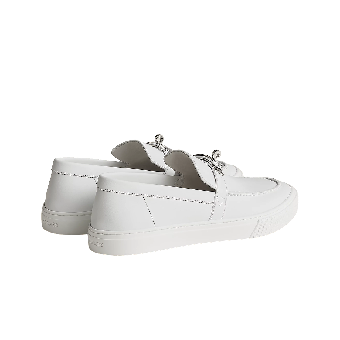 Lookbook HERMES Sepatu Loafer 'Kulit Putih' H231727Z-H90