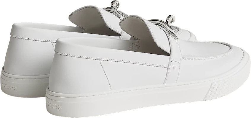 HERMES Sepatu Loafer 'Kulit Putih' H231727Z-H90 Lookbook HERMES Sepatu Loafer 'Kulit Putih' H231727Z-H90