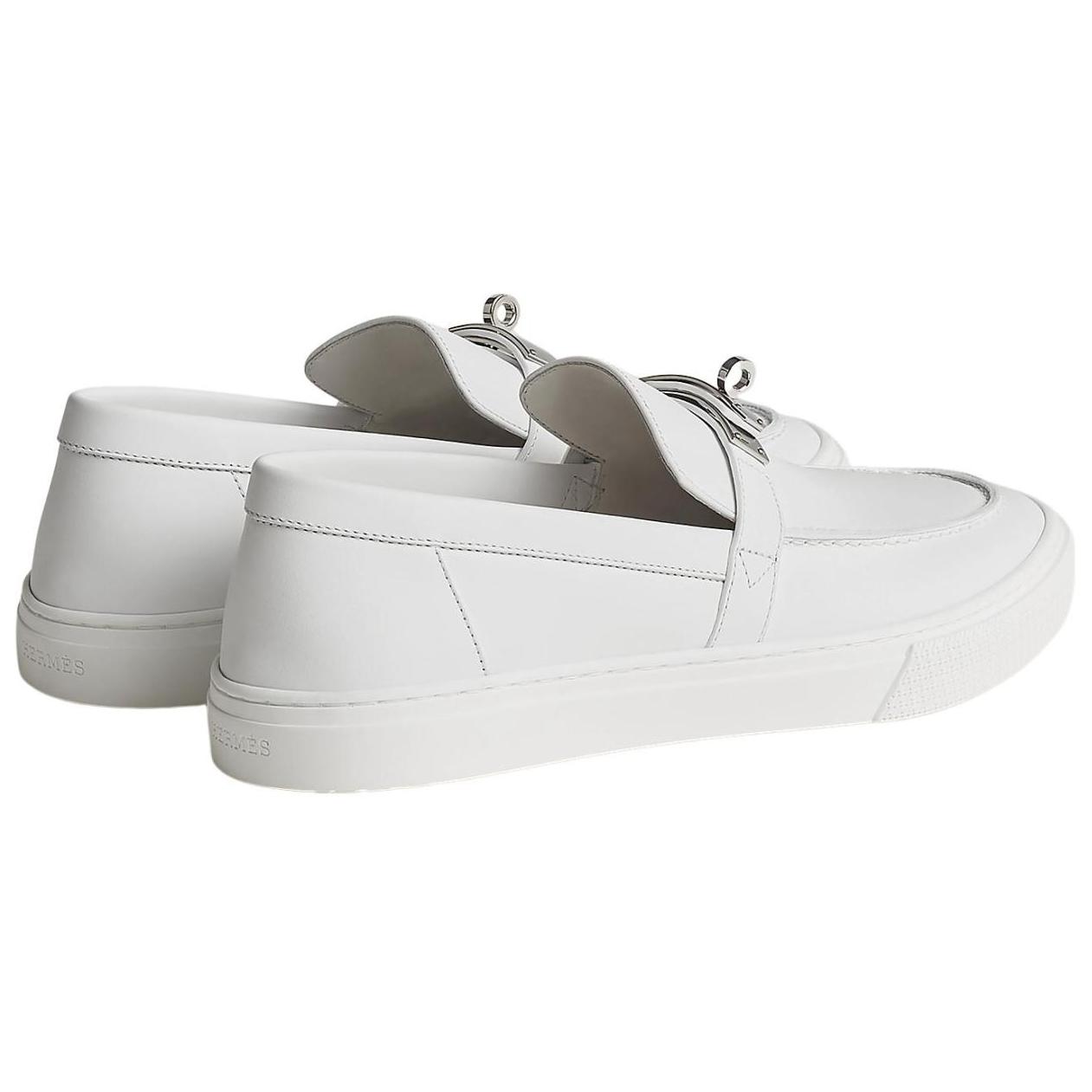 Purchase エルメス ゲームローファー (白レザー) H231727Z-H90