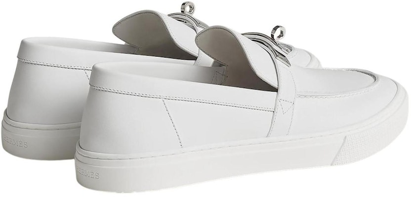 HERMES Sepatu Loafer 'Kulit Putih' H231727Z-H90 Purchase HERMES Sepatu Loafer 'Kulit Putih' H231727Z-H90