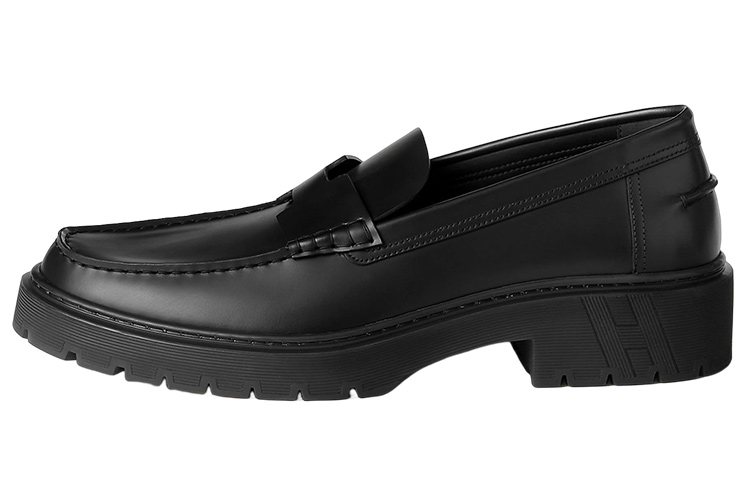 HERMES Gentle Loafer 'Black Leather' H231957Z-A02