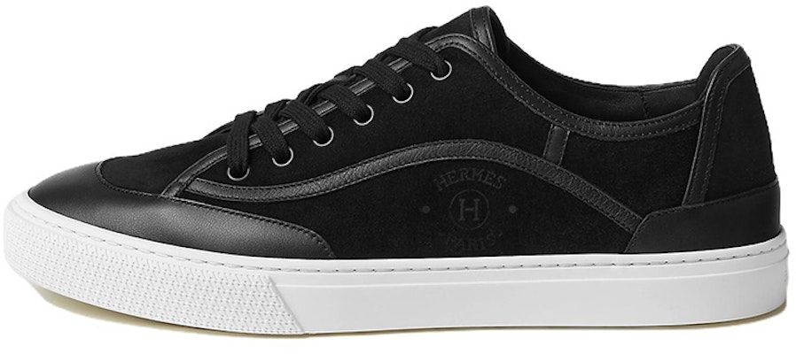 HERMES愛馬仕 Get 圓頭系帶 低幫 板鞋 男款 黑色 Buy HERMES愛馬仕 Get 圓頭系帶 低幫 板鞋 男款 黑色