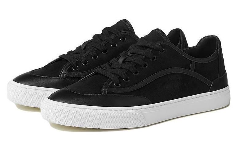 Lookbook HERMES愛馬仕 Get 圓頭系帶 低幫 板鞋 男款 黑色