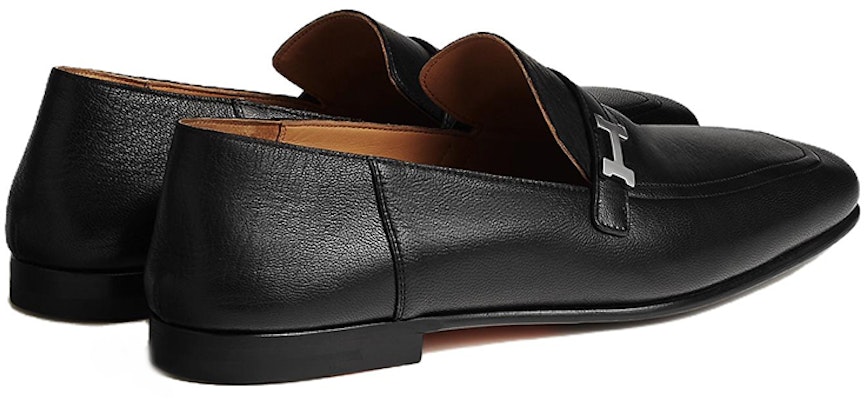 HERMES Giovanni Loafer ''Schwarz Palladium Schnalle'' H231992Z-A02 Shop HERMES Giovanni Loafer ''Schwarz Palladium Schnalle'' H231992Z-A02