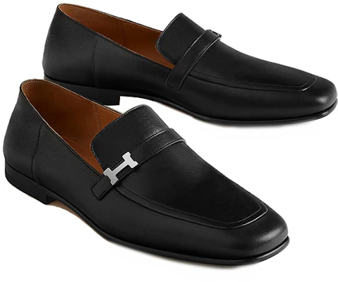 HERMES Giovanni Loafer ''Schwarz Palladium Schnalle'' H231992Z-A02 Purchase HERMES Giovanni Loafer ''Schwarz Palladium Schnalle'' H231992Z-A02