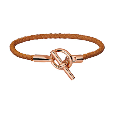 HERMES Glenan Bracelet Rose Gold Unisex Couple Style H071681FO37