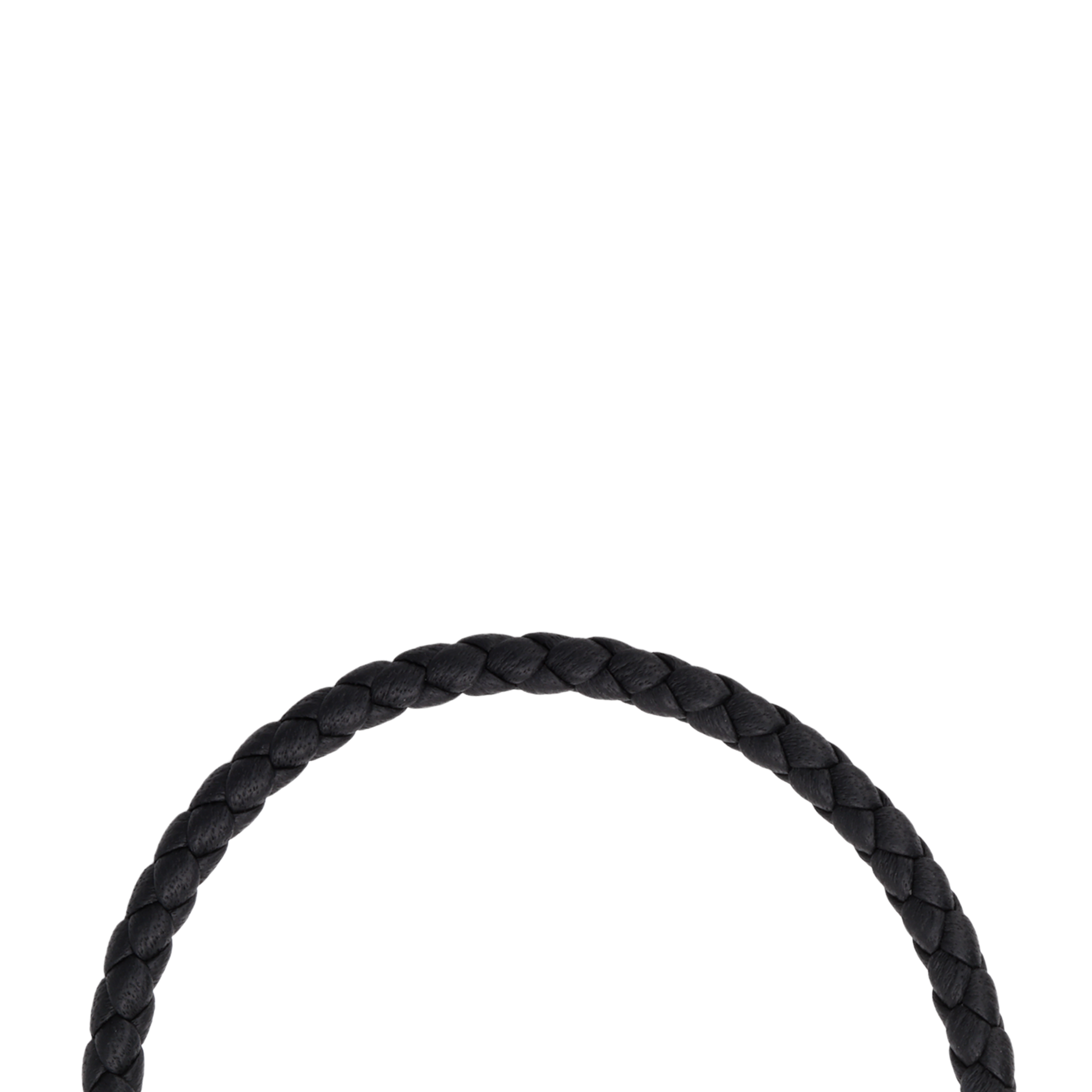 HERMES Glenan H Black Braided Leather Bracelet H077240FP89 圖 5