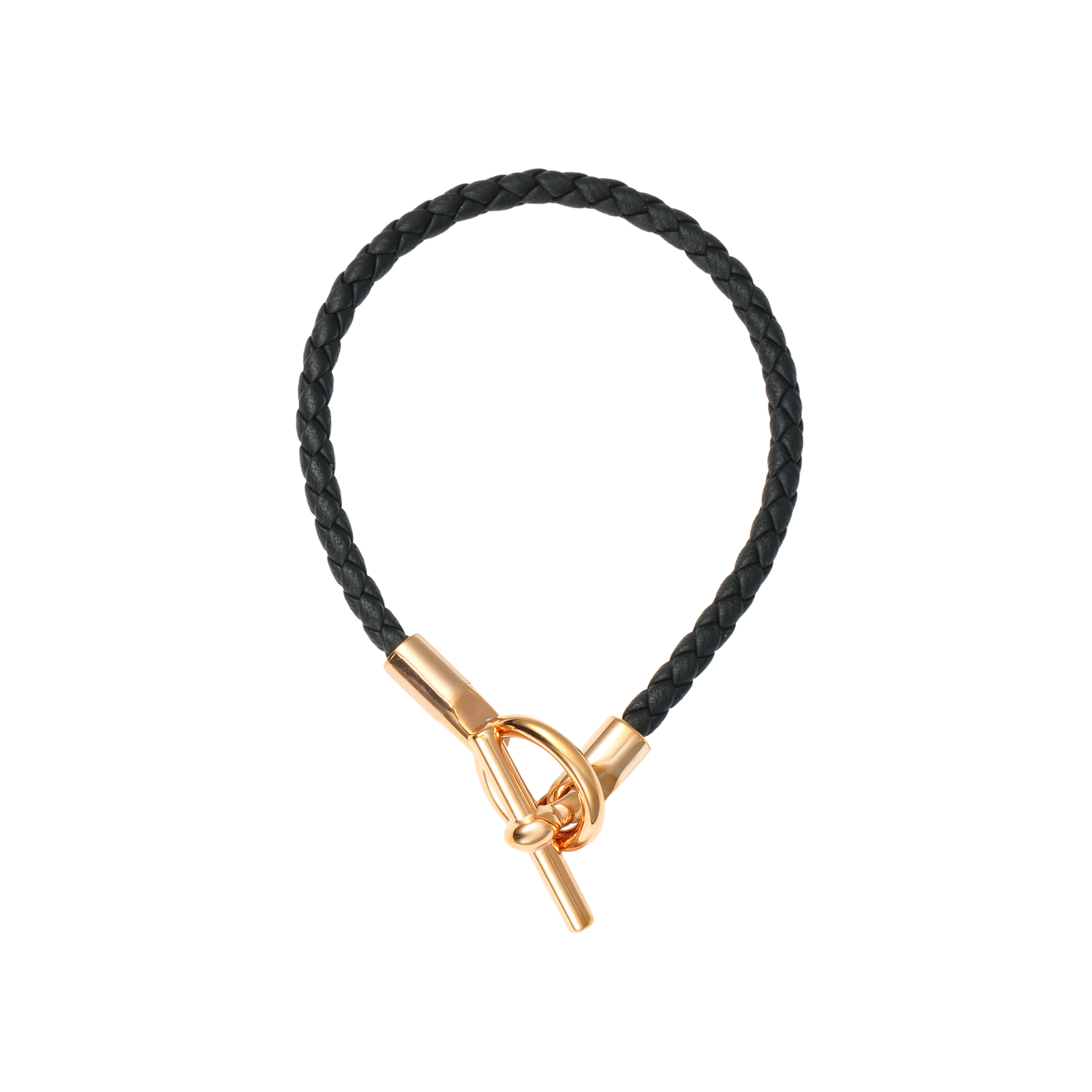 HERMES Glenan Unisex Calfskin Bracelet Couple Edition H071681FO89