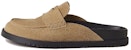 HERMES Go Mule 'Beige Suede' Kasut Tumit Rata Kelabu Beige H231745Z-H1J