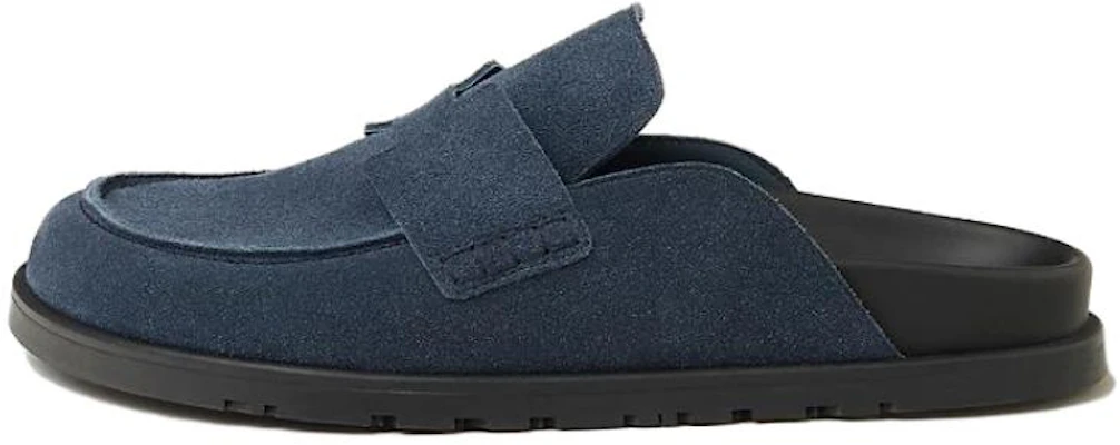 HERMES Mule Slip-On Punta Tonda Blu H231745Z HQ8 Buy HERMES Mule Slip-On Punta Tonda Blu H231745Z HQ8