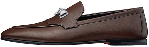 HERMES Goatskin Loafers 'Brown Classic' H202892Z-HD8 HERMES Goatskin Loafers 'Brown Classic' H202892Z-HD8