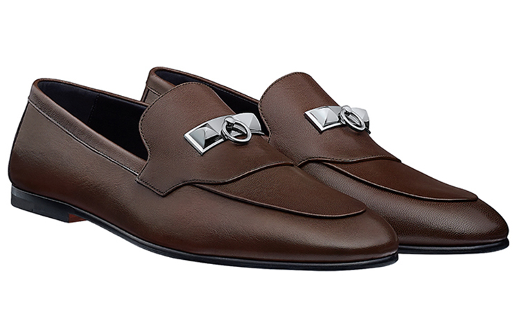 Order 爱马仕羊皮乐福鞋“棕色经典” H202892Z-HD8