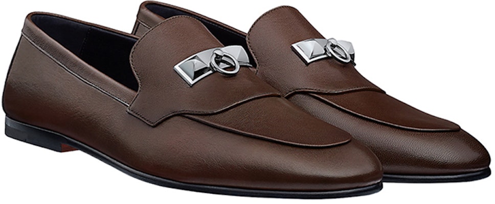 HERMES Goatskin Loafers 'Brown Classic' H202892Z-HD8 Order HERMES Goatskin Loafers 'Brown Classic' H202892Z-HD8