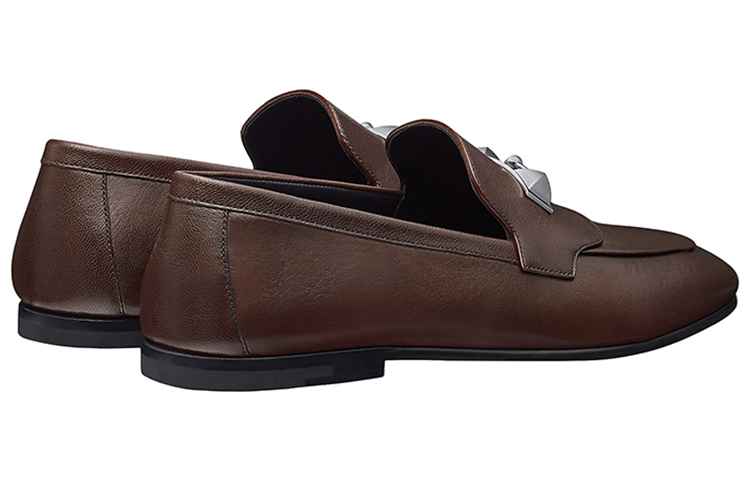 Lookbook 爱马仕羊皮乐福鞋“棕色经典” H202892Z-HD8