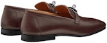 Lookbook HERMES Goatskin Square Toe Loafer 'Dark Brown' H211977Z-H29