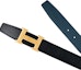 Purchase HERMES Gold 'H' Buckle Reversible Leather Belt Black/Bluish, 3.2cm H064544CM2M-H073967CAAD