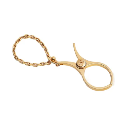 HERMES Gold Glove Clip Unisex Couple Style Accessory. H000833G OJ