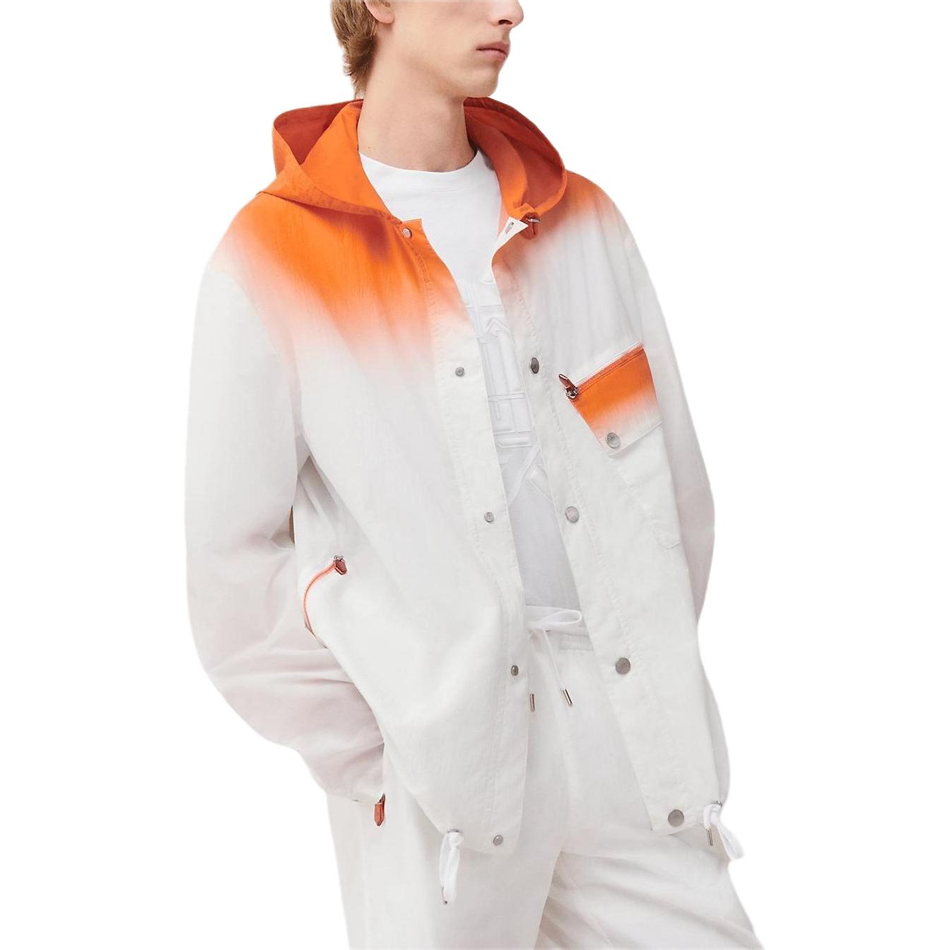 Hermes Gradient Button Hooded Jacket for Men H352840HK0S