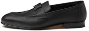 Buy HERMES Grain d'H Moccasin 'Black' H212982Z-A01