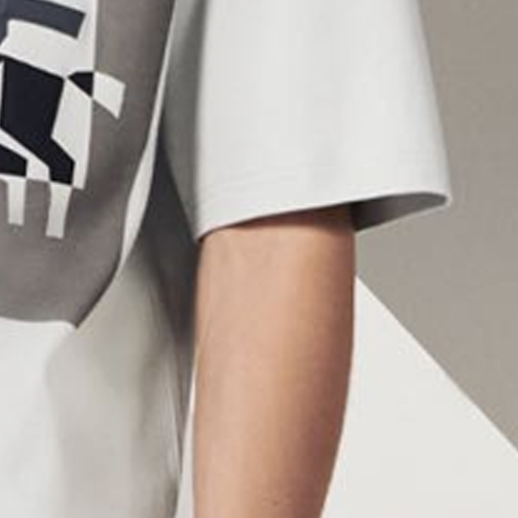 HERMES Graphic Print Crew Neck Short Sleeve T-Shirt for Men H367930HA4T 圖 5