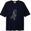 Order HERMES 藍色圖案印花FW22短袖圓領T恤Tee。 H267750HA01