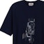 Details for HERMES 藍色圖案印花FW22短袖圓領T恤Tee。 H267750HA01