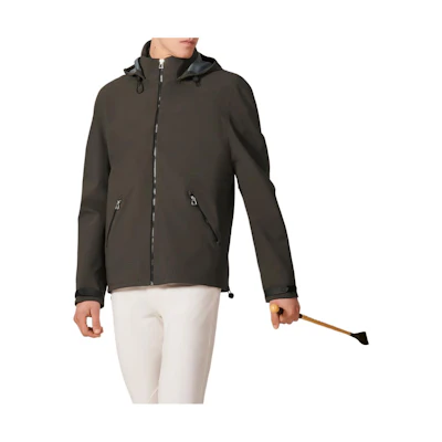 Hermes Green Detachable Vest Bomber Jacket Casual Outerwear H800557E01L