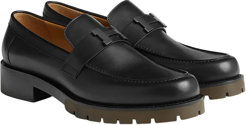 爱马仕 Gregoire 黑色皮革一脚蹬鞋 H231998Z-A02 Lookbook 爱马仕 Gregoire 黑色皮革一脚蹬鞋 H231998Z-A02