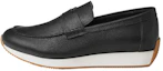 Buy HERMES Ground 'Sepatu Kulit Hitam Slip-On' H231901Z-H01