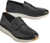 Shop HERMES Ground 'Sepatu Kulit Hitam Slip-On' H231901Z-H01